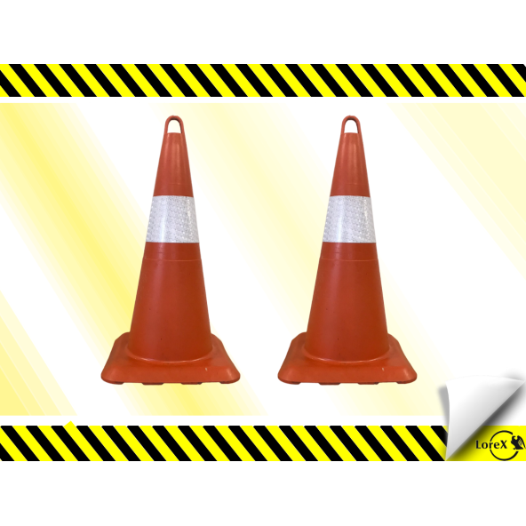 LOREX LR-0250 Kırılmaz Trafik Konisi (2'li )