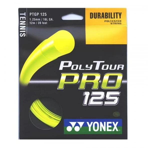 YONEX POLY TOUR PRO 125 (12m) TENİS KORDAJ - SARI