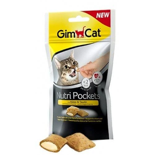 Gimcat Nutripockets Peynir Taurin Kedi Ödülü 60 Gr ürün görseli 1