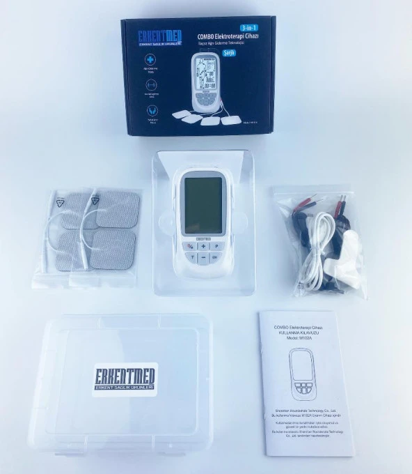 ERKENTMED ROOVJOY M102A COMBO TENS EMS MASAJ CİHAZI ŞARJLI BEL KLİPSLİ - 3