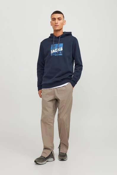 JCOLOGAN SWEAT HOOD AW23 Navy