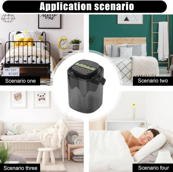 Coofbe 3Modlu 3Litre Hazneli Hava Nemlendirici Hava Makinası Aroma Esansiyel Yağı Difüzör Humidifier - 2
