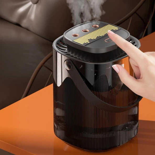 Coofbe 3Modlu 3Litre Hazneli Hava Nemlendirici Hava Makinası Aroma Esansiyel Yağı Difüzör Humidifier - 4