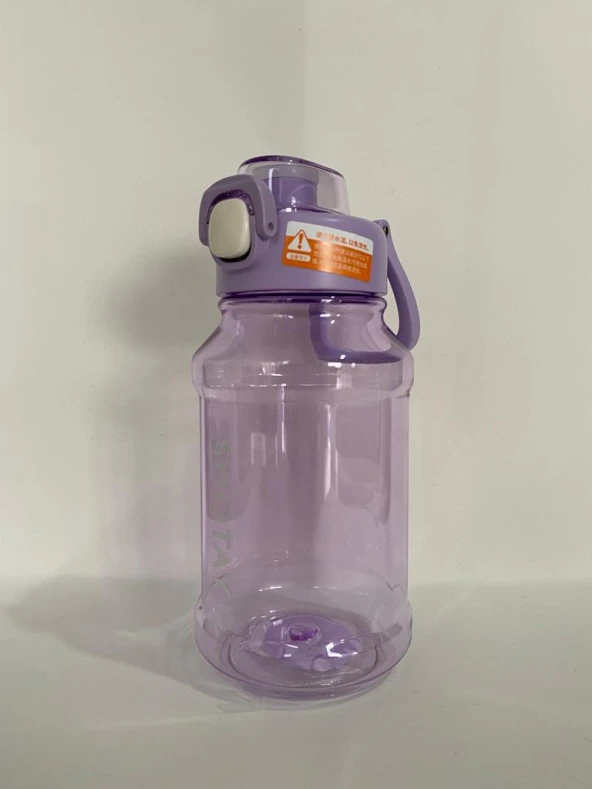 ST-6289 Pipetli Tritan Matara 900 ml Mor - 2
