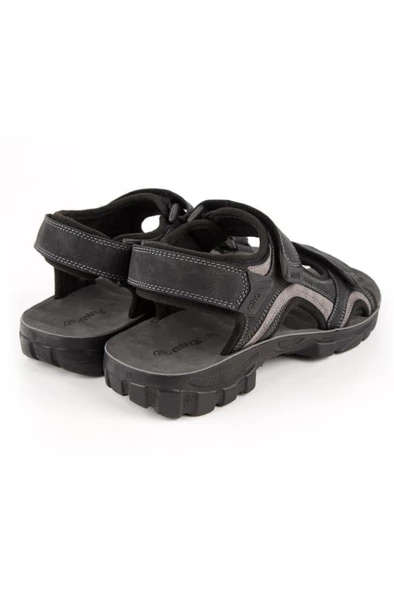 Muya Taurus 31322-001 Anatomik Taban Cırtlı Erkek Sandalet Siyah 40-45 - 5