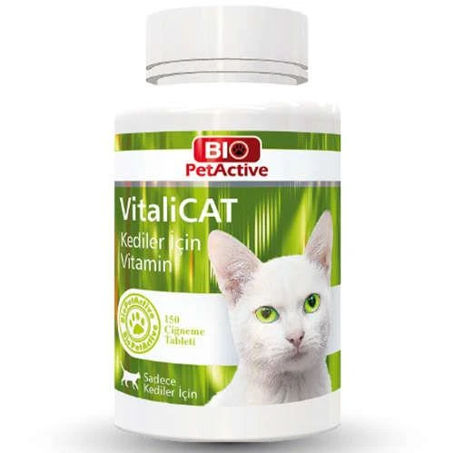 Bio Pet Active VitaliCat Kediler İçin Multi Vitamin (150 Tablet) ürün görseli 1