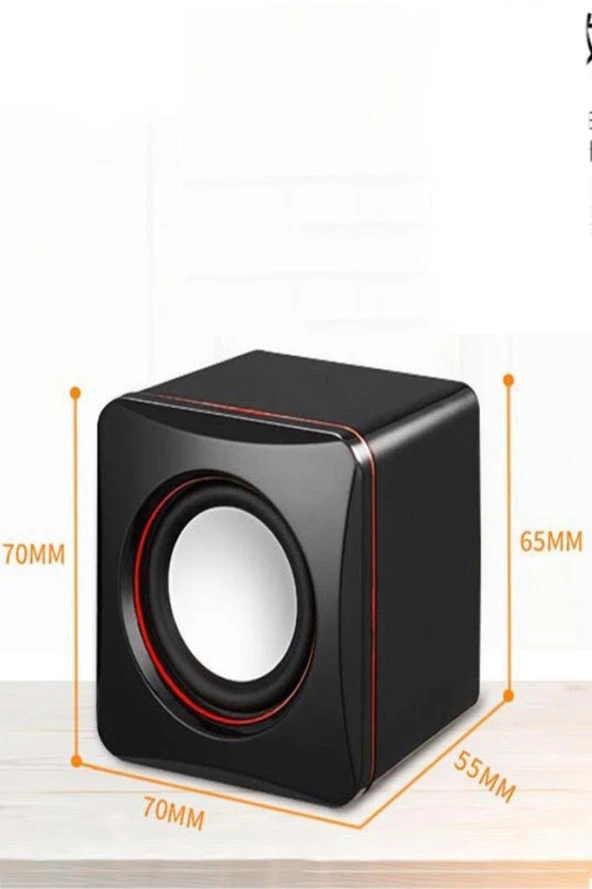 Torima Siyah D17 Bilgisayar Hoparlörü Pc Laptop Notebook Telefon Hoparlör - 3