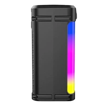 Usb Şarjlı Renkli LED Işıklı 1200 mAh 5W Portatif Müzik Sistemli Mini El Tipi Hoparlör - 9
