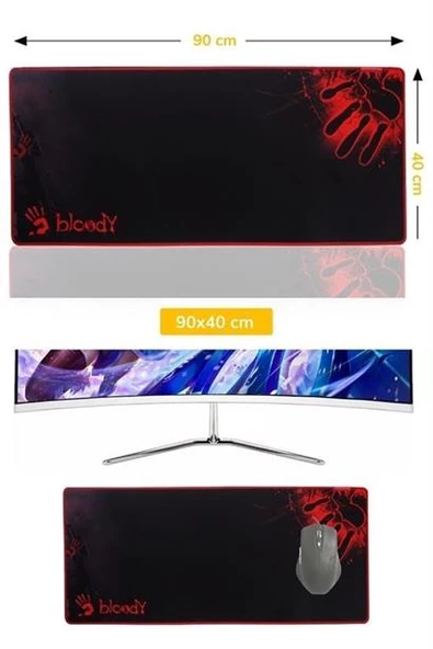 90x40 Mouse Pad Gaming Oyuncu Gamer Kaymaz Taban Büyük Boy Ofis Tipi Fare Altlığı Goliathus - 7