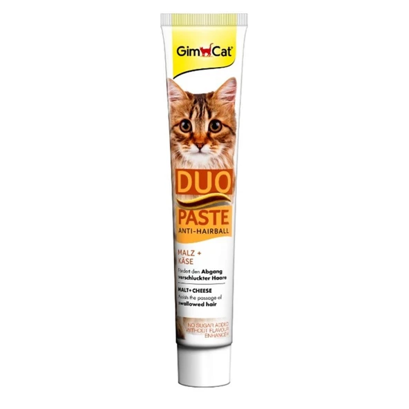 Gimcat Anti Hairball Duo Paste Malt Cheese 50 gr ürün görseli 1