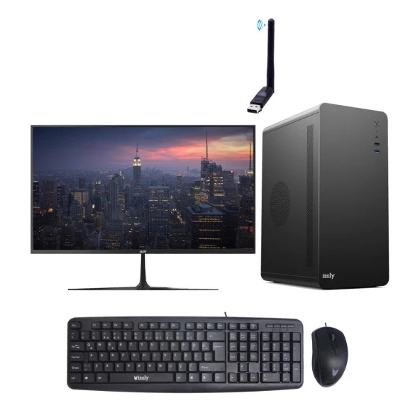 İzoly M110 4B-X  i5-4400 16GB 512GB 22" Masaüstü Bilgisayar
