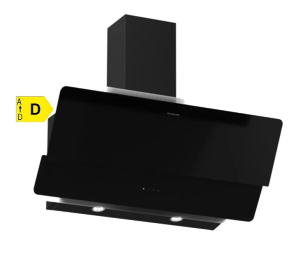 Silverline 3490 Oslo Duvar Tipi Davlumbaz 90 CM Siyah