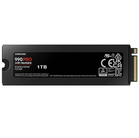 Samsung 990 Pro 1TB M.2 NVMe 7450-6900 Soğutuculu - 5