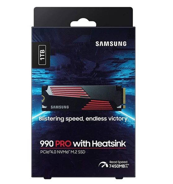 Samsung 990 Pro 1TB M.2 NVMe 7450-6900 Soğutuculu - 3