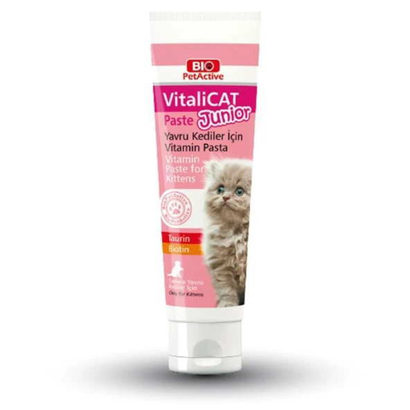 Bio Pet Active Vitalicat Junior Yavru Kedi Vitamin Macunu 100 Ml ürün görseli 1