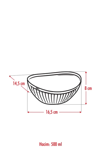 Akrilik Barok Lacivert Oval 4'lü Küçük Kase Seti & Çerezlik & Sunumluk & İkramlık (Cam Değildir) - Resim 12