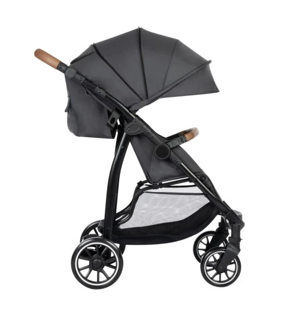 Bebeconfort Ingenious XXL Sepetli Kompakt Bebek Arabası Mineral Graphite - 2