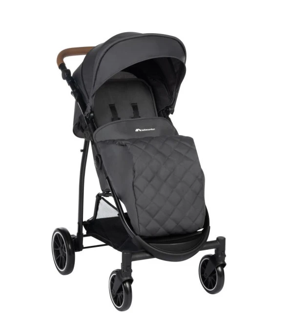 Bebeconfort Ingenious XXL Sepetli Kompakt Bebek Arabası Mineral Graphite - 4