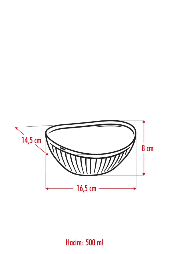 Akrilik Barok Beyaz Oval 4'lü Küçük Kase Seti & Çerezlik & Sunumluk & İkramlık (Cam Değildir) - Resim 11