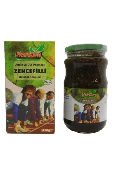 Andız Ve Dut Pekmezli Zencefilli Bitkisel Macun Helkim 420 Gr