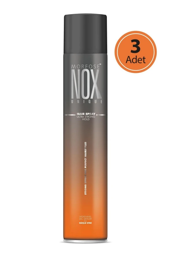Morfose Nox Ultra Strong Hold Saç Spreyi 400 ml 3 Adet - Resim 2