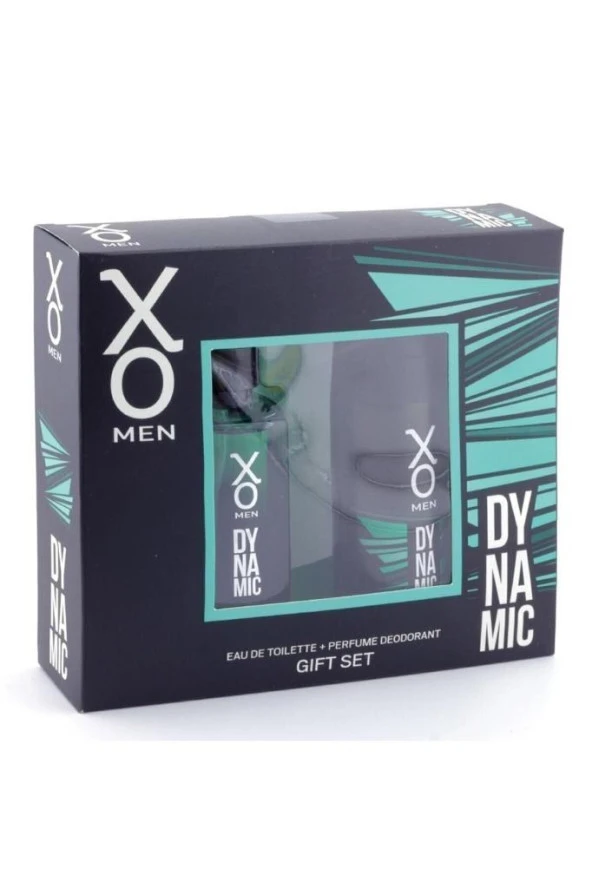 XO Dynamic Erkek Parfüm Seti 100 ml EDT + 125 ml Deodorant