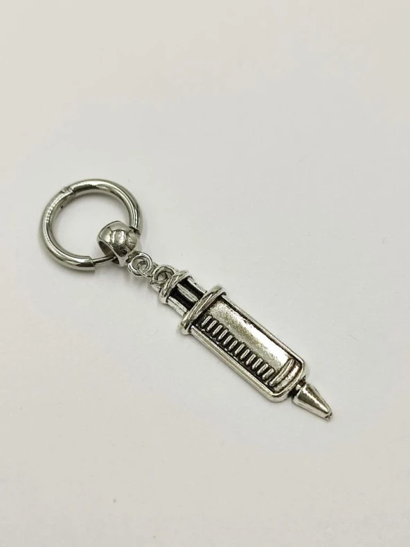 Hemşire İğnesi Çelik Küpe - 2