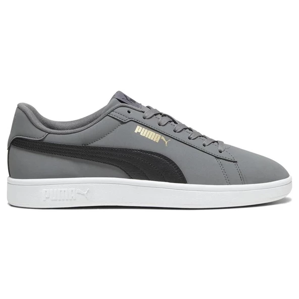 Puma Smash 3.0 Buck Erkek Gri Sneaker Ayakkabı 39233602