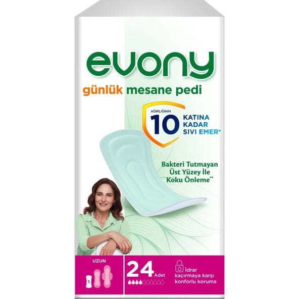 Evony Günlük Mesane Pedi Uzun 24x5 120 Adet