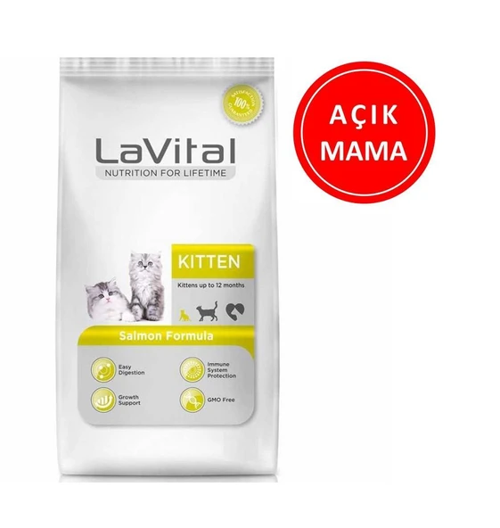Lavital Kitten Somonlu Yavru Kedi Maması 1 kg AÇIK ürün görseli 1