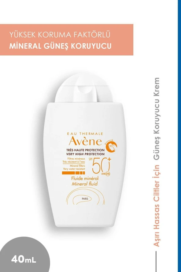 Avene Fluide Mineral Spf 50+ 40 ml