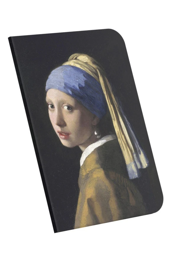 Retronote A4 Defter 9 - Johannes Vermeer - Inci Küpeli Kız , 1665 - Çizgisiz - 64 Sayfa - 21x29,7 Cm