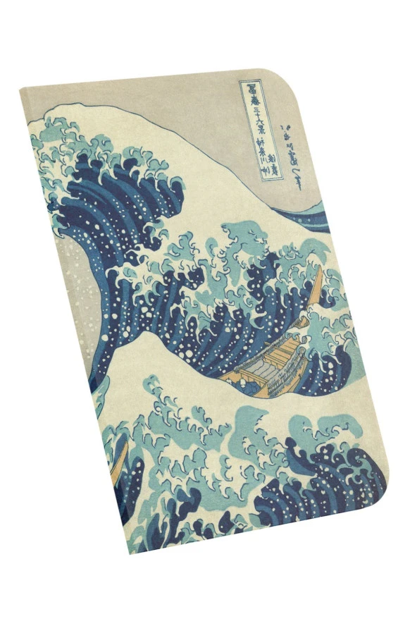 Retronote A4 Defter 5 - Hokusai - The Great Wave Off Kanagawa, 1829-32 - Çizgisiz-64 Sayfa-21x29,7Cm