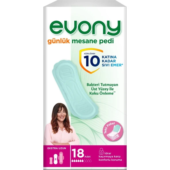 Evony Günlük Mesane Pedi Ekstra Uzun 18 Adet