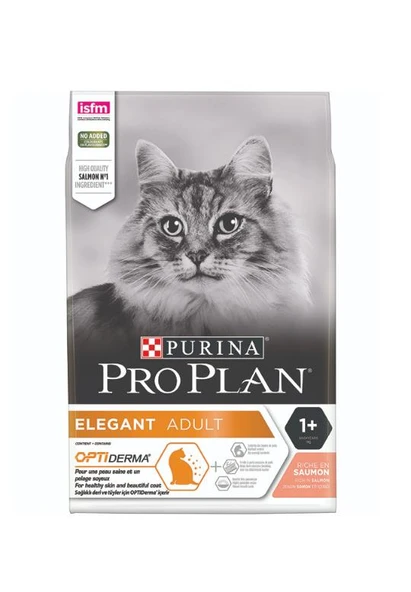 ProPlan Elegant Derma Plus Somonlu Yetişkin Kuru Kedi Maması 1,5 Kg ürün görseli 1