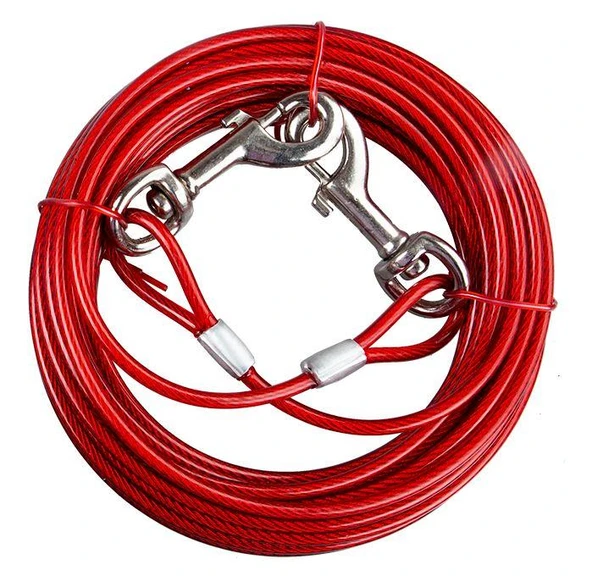 Polo SL310 Köpekler İçin Bahçe Bağlama Çelik Halat 5,0 mm x 10 m ürün görseli