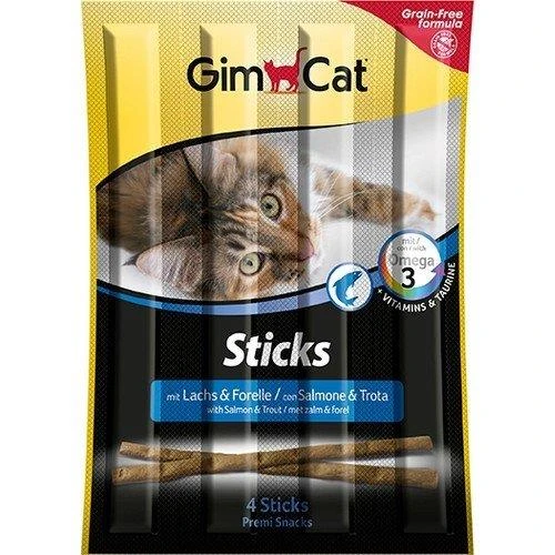 Gimcat Sticks Alabalık ve Somon Etli Kedi Ödül Çubukları 4'Lü - 20 Gr ürün görseli 1