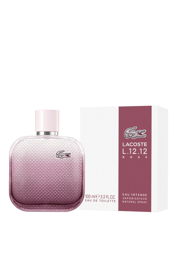 Lacoste L.12.12 Rose Eau Intense EDT 100 ml Kadın Parfümü - 2