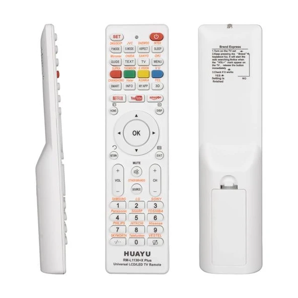 Huayu RM-L1130+X Plus Beyaz Universal Lcd Led Tv