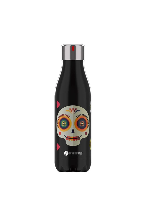 Les Artistes Paris Isı Yalıtımlı Çelik Termos Matara 500ML Sugar Skull