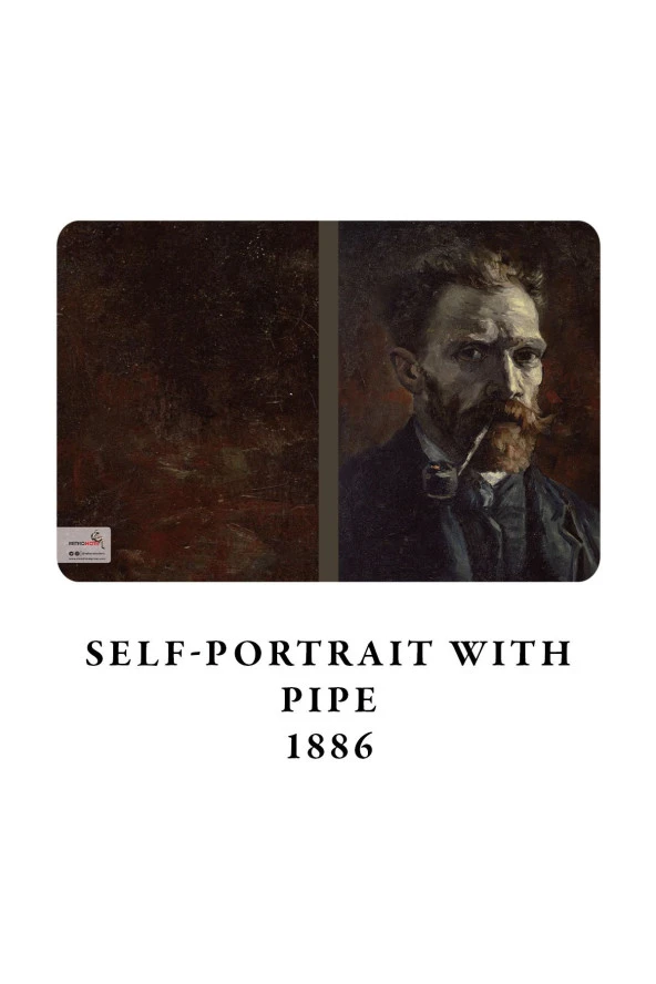 Van Gogh 4'lü Defter Seti 4 - Self-portrait Series I - Çizgisiz - 64 Sayfa - 10,5x14cm - 2