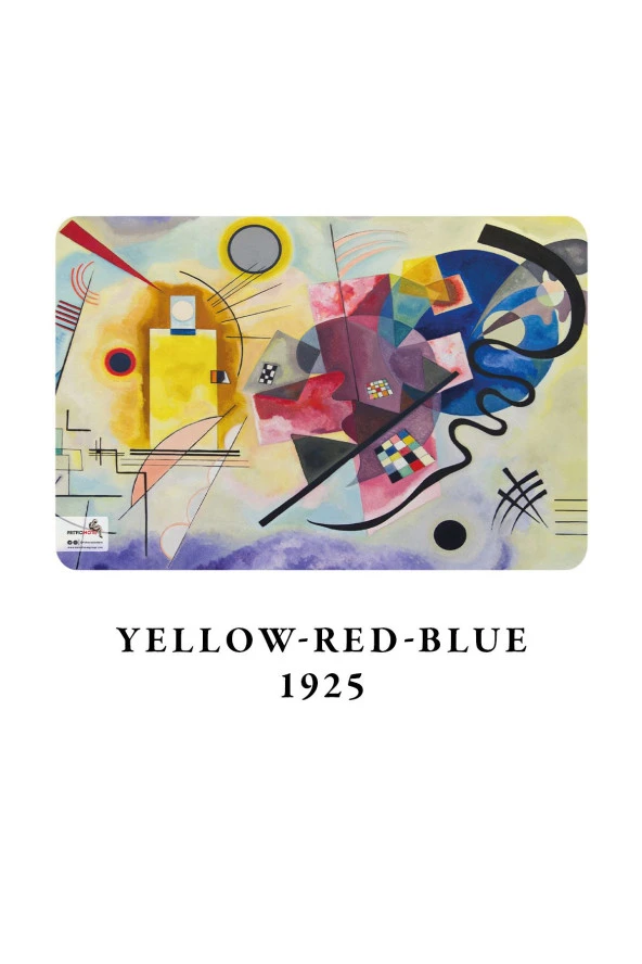 Wassily Kandinsky 4'lü Defter Seti - Great Synthesis Series - Çizgisiz - 64 Sayfa - 10,5x14cm - 3