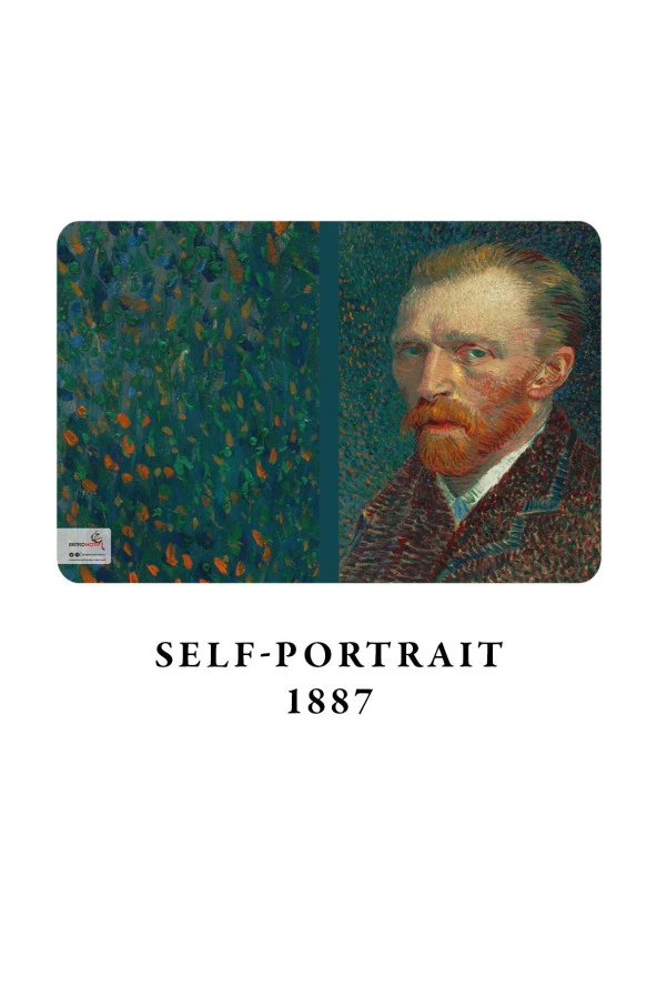 Van Gogh 4'lü Defter Seti 5 - Self-portrait Series Iı - Çizgisiz - 64 Sayfa - 10,5x14cm - Resim 3