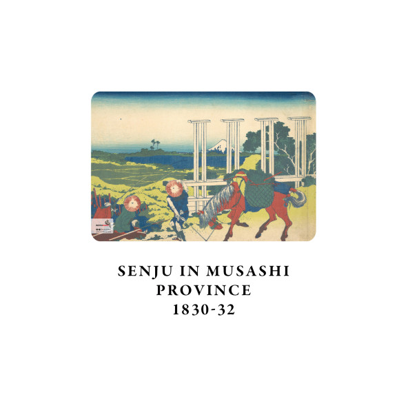 Hokusai 4'lü Defter Seti 4 - Mount Fuji Series Iv - Çizgisiz - 48 Sayfa - 10,5x14cm - 4