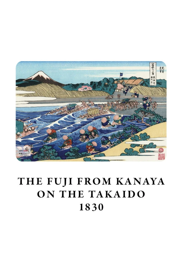 Hokusai 4'lü Defter Seti 3 - Mount Fuji Series Iıı - Çizgisiz - 48 Sayfa - 10,5x14cm - 2