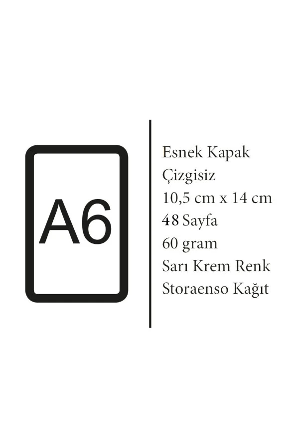 Anadolu Motifleri Defter Seti 2 - Çizgisiz - 64 Sayfa - 10,5x14cm - 6