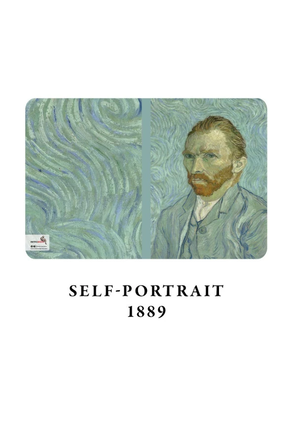 Van Gogh 4'lü Defter Seti 5 - Self-portrait Series Iı - Çizgisiz - 64 Sayfa - 14x21cm - 2