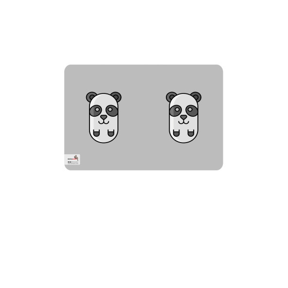 Cute Animals 4'lü Defter Seti - Panda, Köpek, Civciv, Fil - Düz Çizgili - 64 Sayfa - 14x21cm - 2