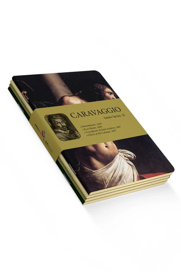 Caravaggio 4'lü Defter Seti 4 - Saints Series Iı - Çizgisiz - 64 Sayfa - 14x21cm