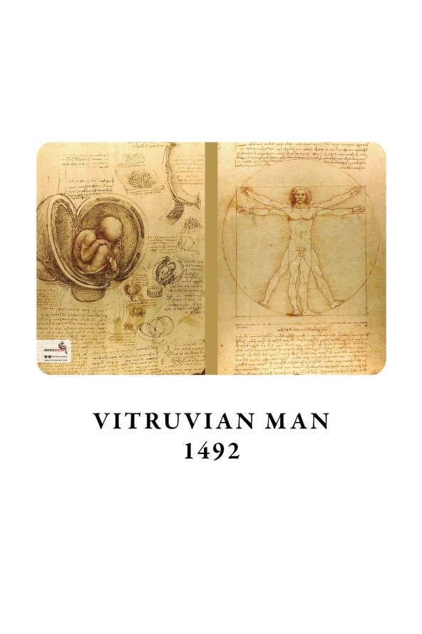 Da Vinci 4'lü Defter Seti - Renaissance Series - Çizgisiz - 64 Sayfa - 14x21cm - 4